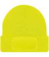 BB440 B440 Beechfield Thinsulate™ Patch Beanie Fluorescent Yellow colour image